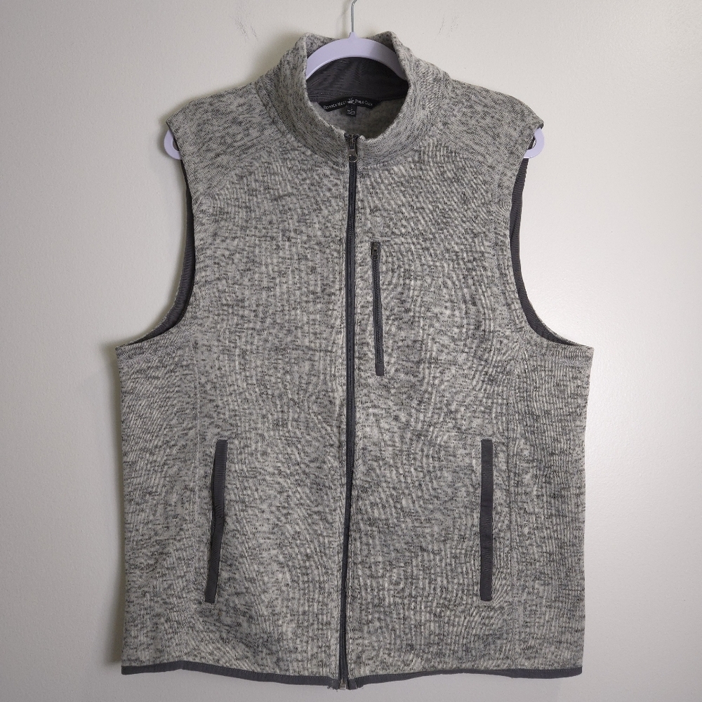 Beverly Hills Polo Club Men's Melange Vest‎ Jacket L